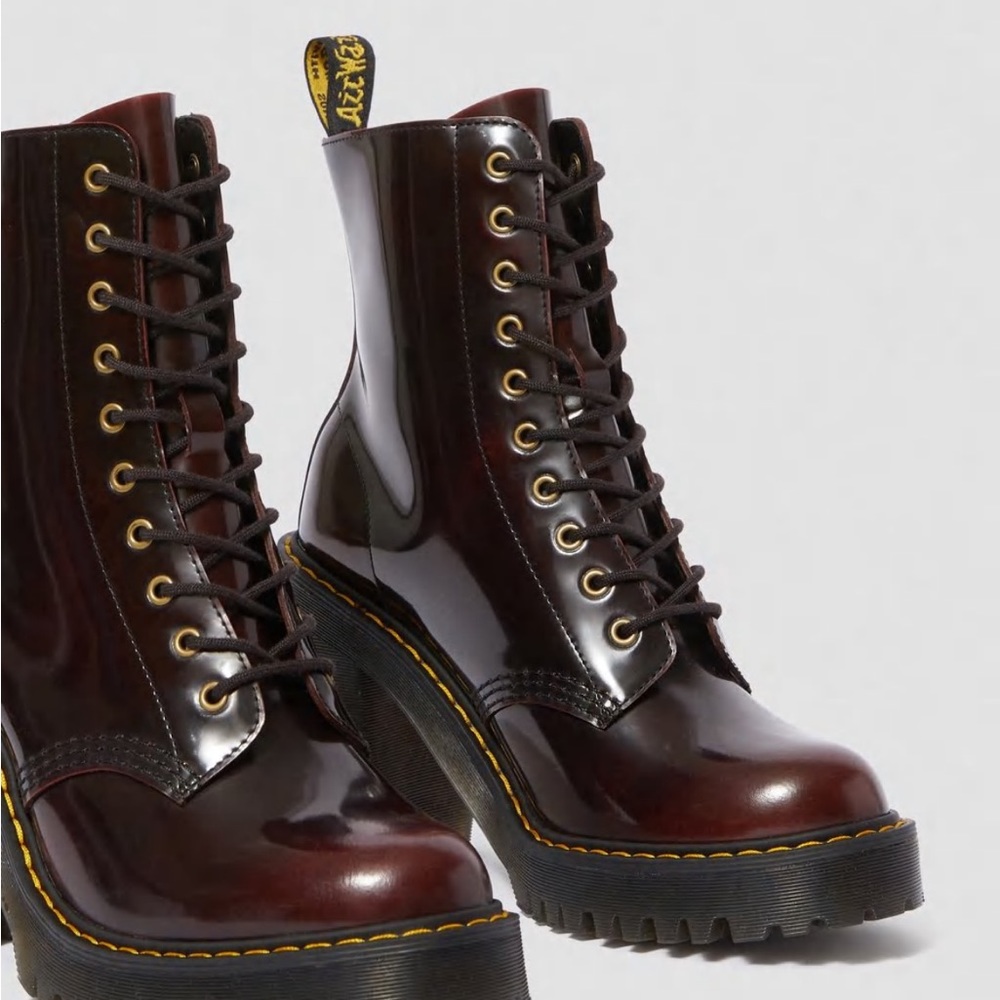 Doc Marten KENDRA WOMEN'S ARCADIA LEATHER HEELED BOOTS